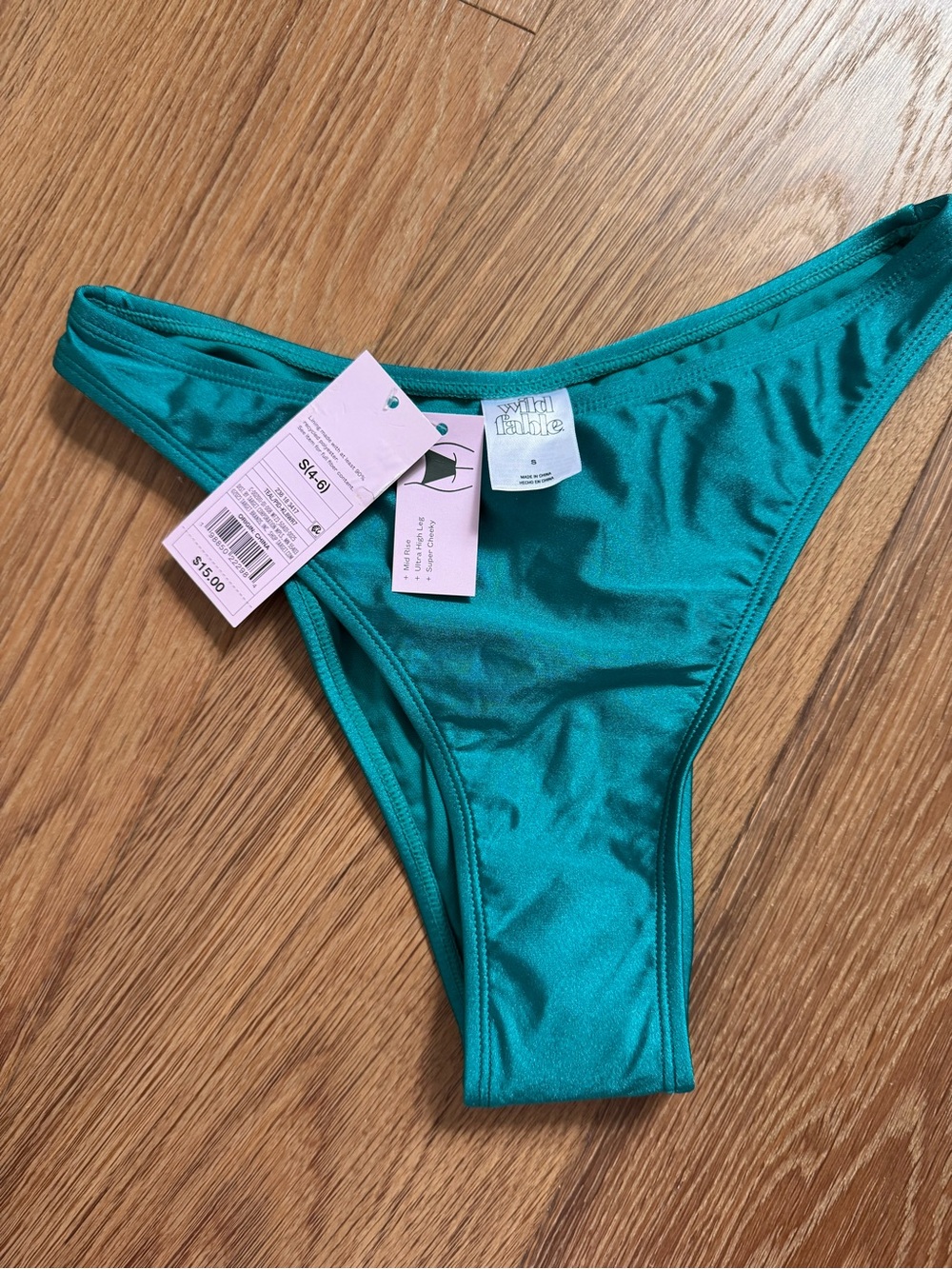 wild fable Teal Bikini Bottom